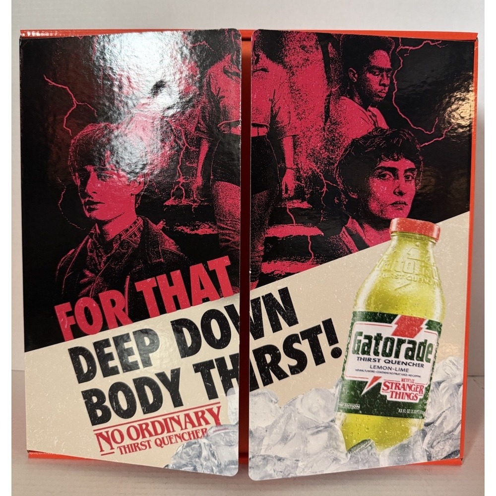 Stranger Things x Gatorade 1987 Hawkins Capsule Limited Edition Size Large